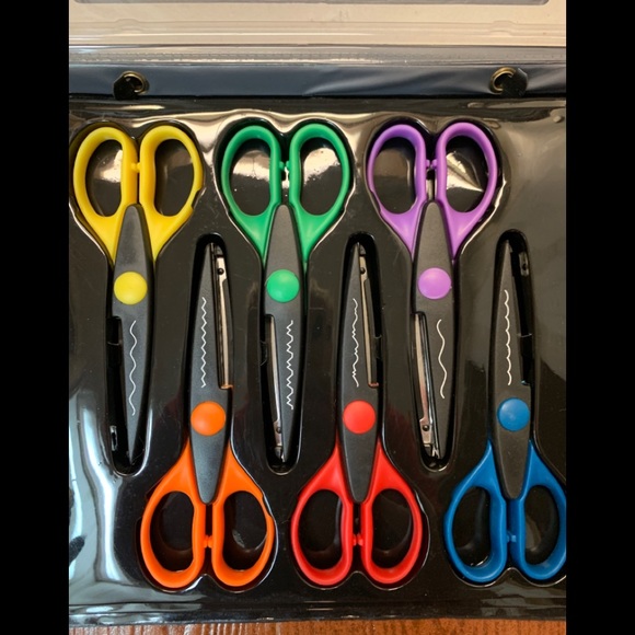 Other - Set of 6 creative paper cutting scissors